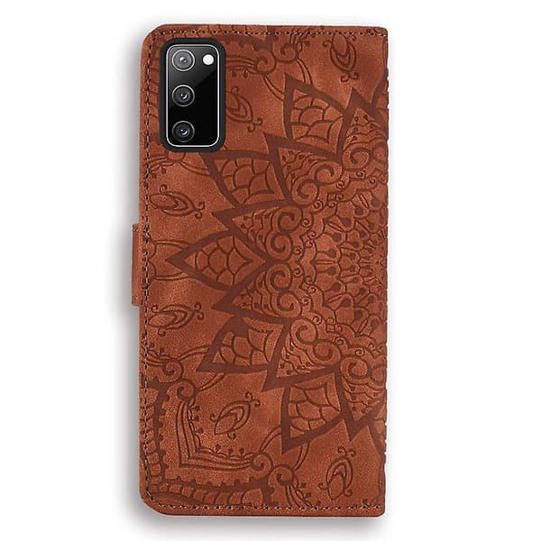 Wallet Case til Samsung Galaxy S20 FE Premium PU Læder Flip Cover Mandala