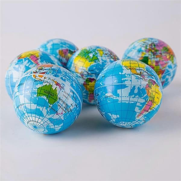 40 stk. Jordklode Stressbolde, 7,6 cm 6,3 cm Mini Skum Stressbolde