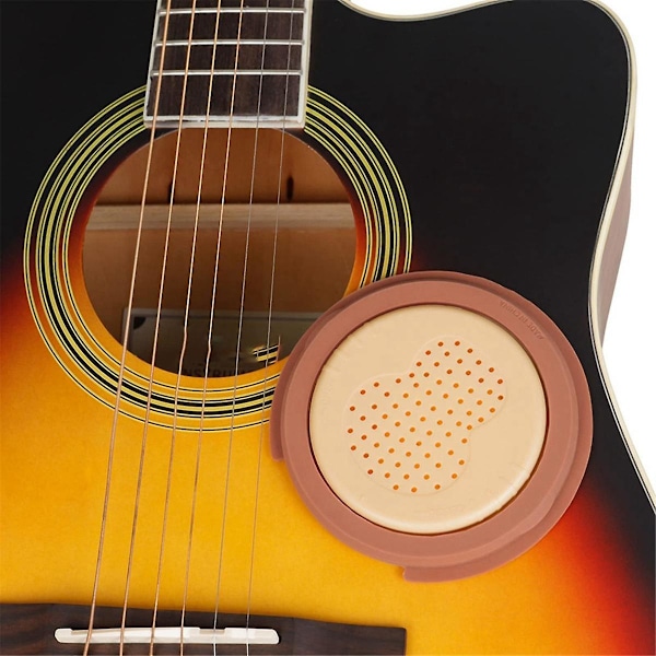 Gitarrfuktare Akustisk Gitarr Ljudhålsfuktare Gitarr Humidor Paket Befuktning Instru