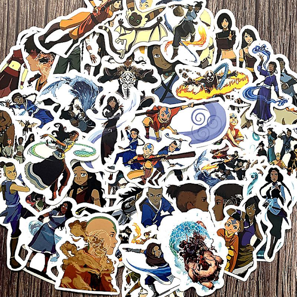 10/30/50 stk. Avatar Last Airbender-klistremerker for koffert, skateboard, bærbar PC, bagasje, kjøleskap, telefon, bilstyling, DIY-klistremerke