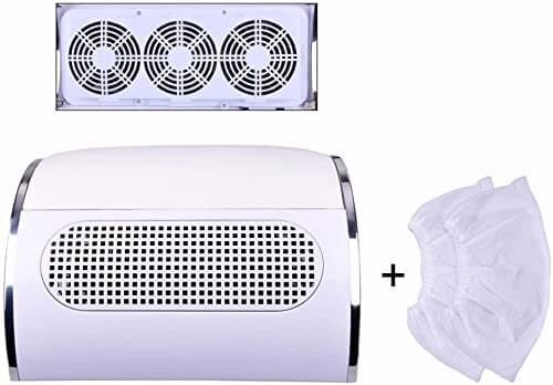 Manikyr støvsamler 40W 3 vifter + 2 poser
