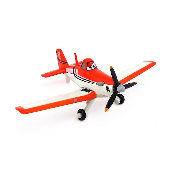 8cm Strut Jetstream Dusty D7 Metallisk Diecast Leksaksplan 1:55