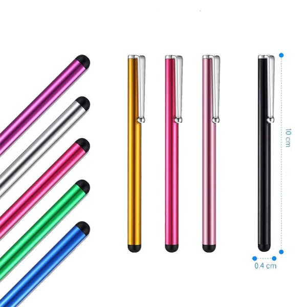 10x kynä / kosketuskynä / kynä mobiililaitteille ja tableteille Multicolor