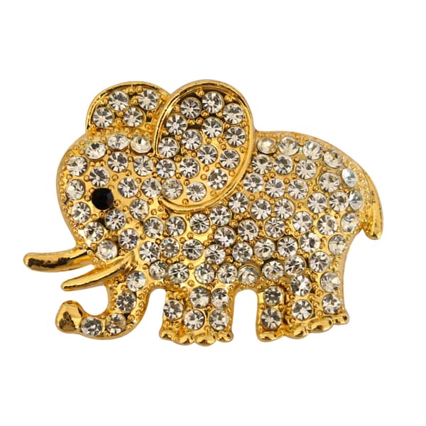 2-pack Metall Rhinestone Elefant Bil Luftventil Doftklämmor