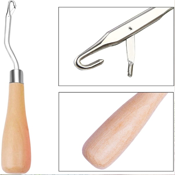 5-delars set med tunga krok, liten nålkrok, tunga krok, woo