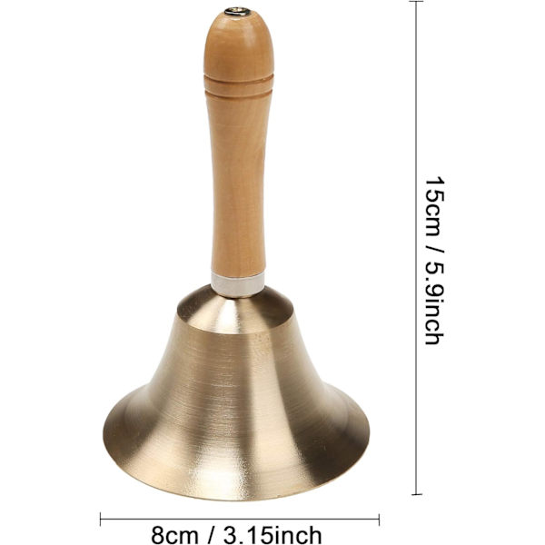 Super Hög Solid Mässing Handklocka