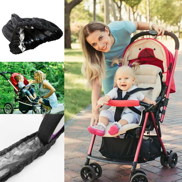 4 st Baby Hjulskydd för Barnvagn Hjulskydd Rullstolsöverdrag Vattentäta Smutsavvisande Hjulskydd Dammskyddande Tillbehör