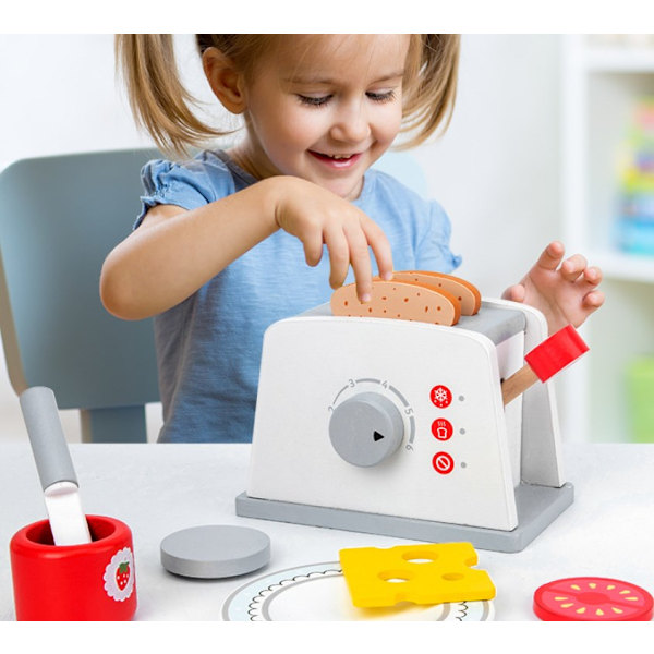 Morphy Richards Pop-Up Lekstekbröd för Barn 3+ | Inkluderar 2 Stycken Lekstekbröd för Realistisk Lek