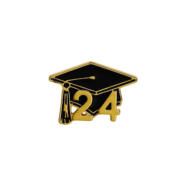 Examenmössa Lapel Nål Souvenir Emblem Emalj Nål Badge Brosch Nål för Jackor Ryggsäck Hatt Märken Tillbehör Examen G