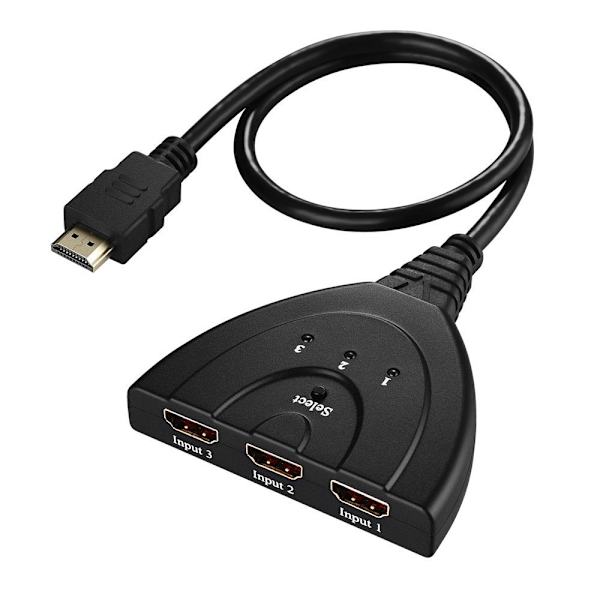 HDMI-ljudkonverter Video Switch Switcher Splitter HDMI Ut Split Signal Adapter 1080P