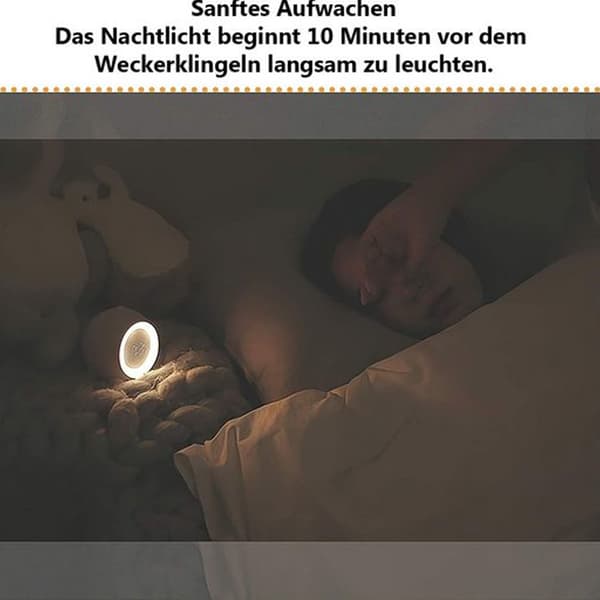 Blå väckarklocka för barn