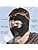 (Svart) Vintervarm helansiktsdammask