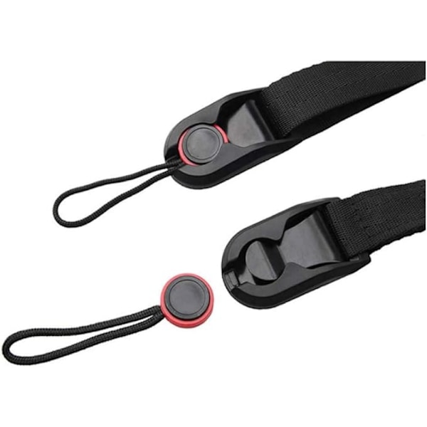 Snabbkoppling DSLR Justerbar Kameramanschett handledsrem Armband Sling Axelrem