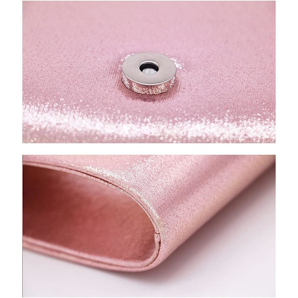 (Silvery)Clutch - för kvinnor - axelväska - glitter - aftonväska - glitter silver - damväskor - aftonväska för kvinnor - G