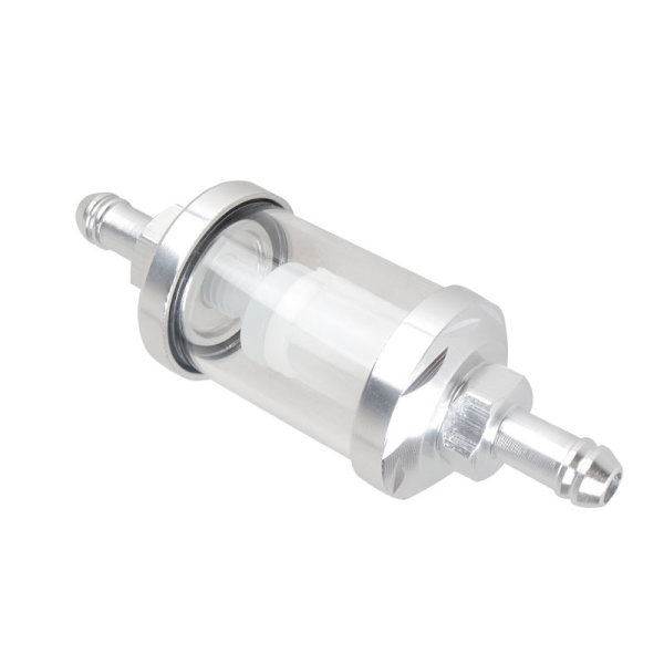 Bensinbränslefilter - Universal - Bensinfilter - Transparent - bensinfilter - universal inline bränslefilter - tvättbart - gasfilter