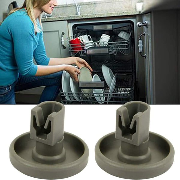 Diskmaskin Hjul - Nedre Korg - 8 Stycken - 40mm - Universell diskmaskin hjul för nedre korg - Lämplig för Ikea, AEG, Elect