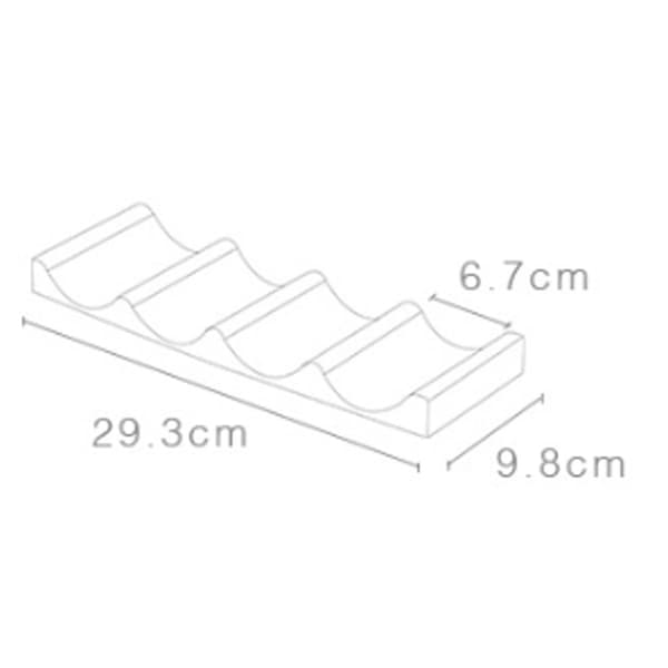 2-pack Vit Plast Vinflaskhållare