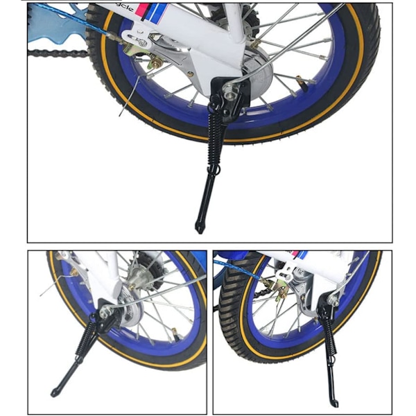 Cykelstöd, Stöd för 14'' Barncykel, Cykelstöd för 14 tum Premium Stål Bakhjulshållare Svart Enkel Montering för R