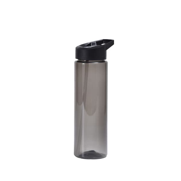 700 ml svart vattenflaska med sugrör