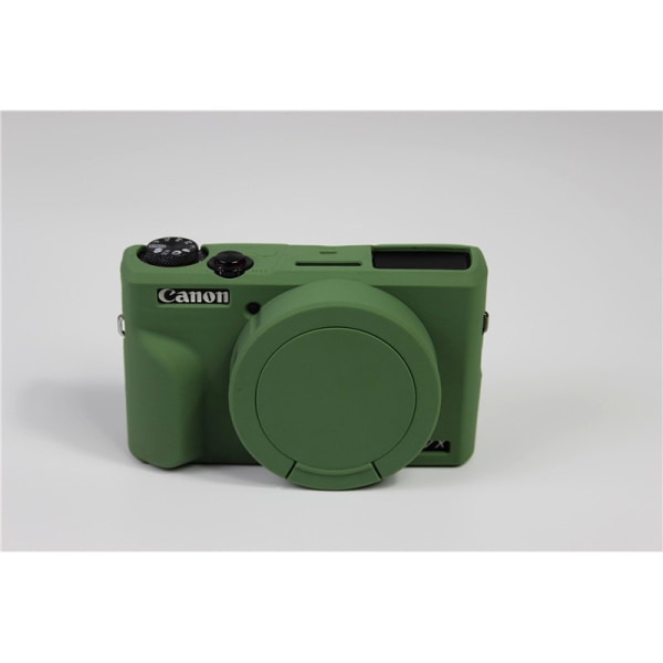 Silikon avtagbart cover till Canon G7x Mark ii Green