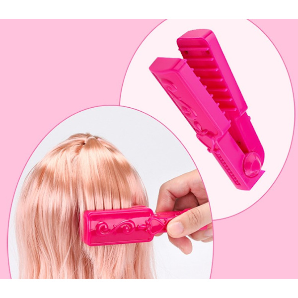 Barnens Sminkset, Lek-Frisörsalong Leksakssats Flickor Styling Skönhet Mode Kit Lek Rollspel Sminktillbehör Leksakssats