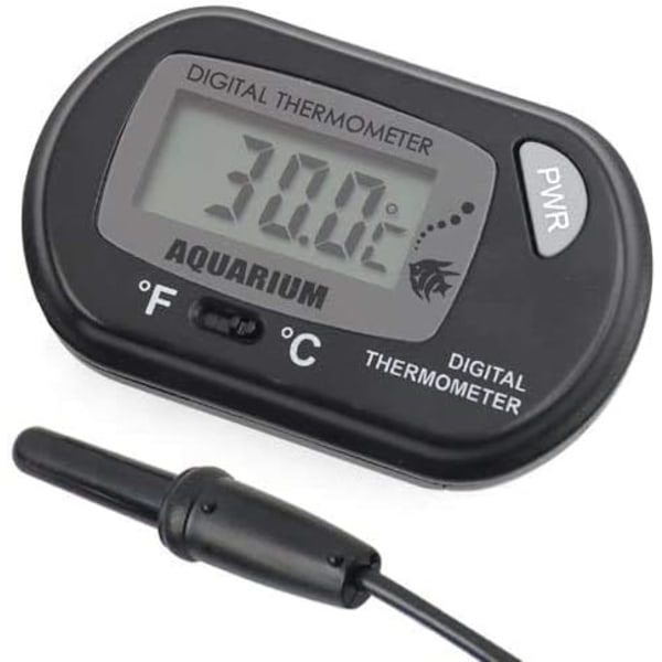 Digital Termometer för Akvarium - Temperaturmätare - Akvarium Marin Vivarium – Elektronisk Termometer – Tropiska Fisktankstillbehör