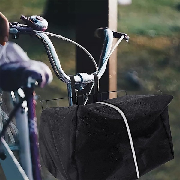 Cykelkorg - Fram - Cykellådsöverdrag - 42*32*25cm - Överdrag Vattentät - Lådunderlag - Cykelfodral - Regnskydd för cy