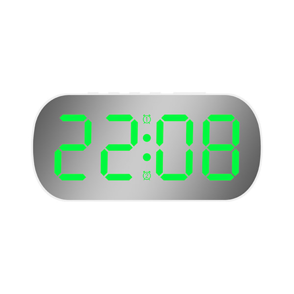 Elektronisk klocka med grön LED-digital display