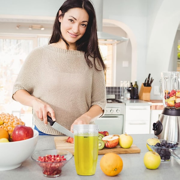 Saftpressare 24OZ Transparent Kopp för Nutribullet, Ersättningsdelar till Saftpressare