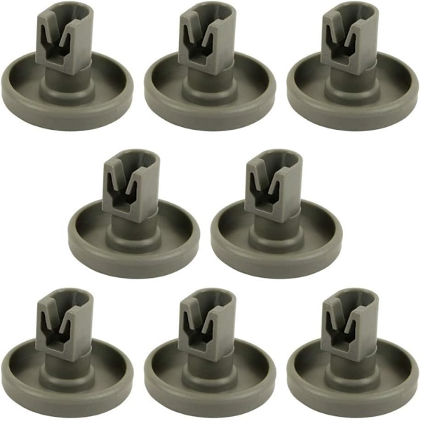 Diskmaskin Hjul - Nedre Korg - 8 Stycken - 40mm - Universell diskmaskin hjul för nedre korg - Lämplig för Ikea, AEG, Elect