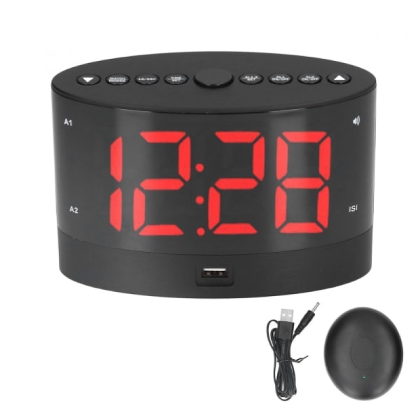 Digital väckarklocka USB-laddningsbar väckarklocka