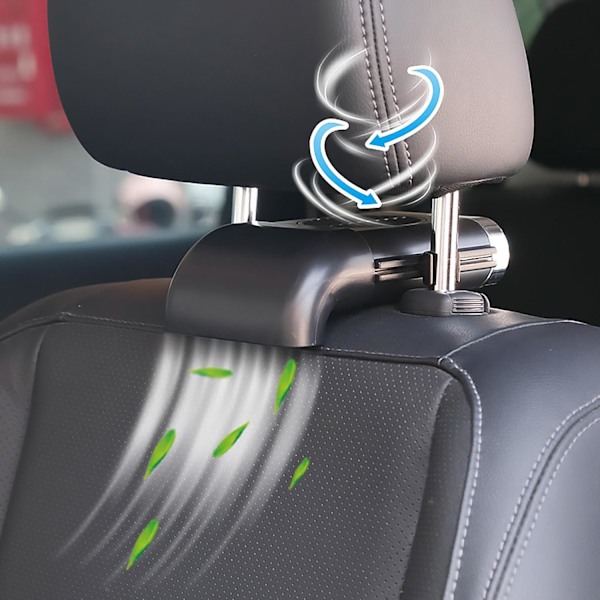 Bilfläkt USB-driven 5V 1A Kyllfläkt Bärbar Resefläkt 3 Hastigheter Buggy Fläkt Små Fläktar för Bil Camping/Van