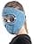 (Blå) Vintervarm helmask
