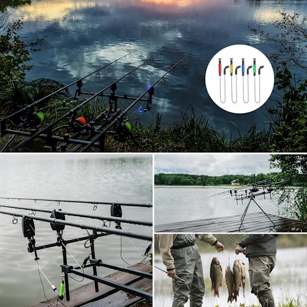 4 st Lätta Fiskebobbiner Beteslarm Bobbiner Karpfiske Bobbiner Swingers Karpfiske Betesindikatorer för Karpfiske Nattfiske C