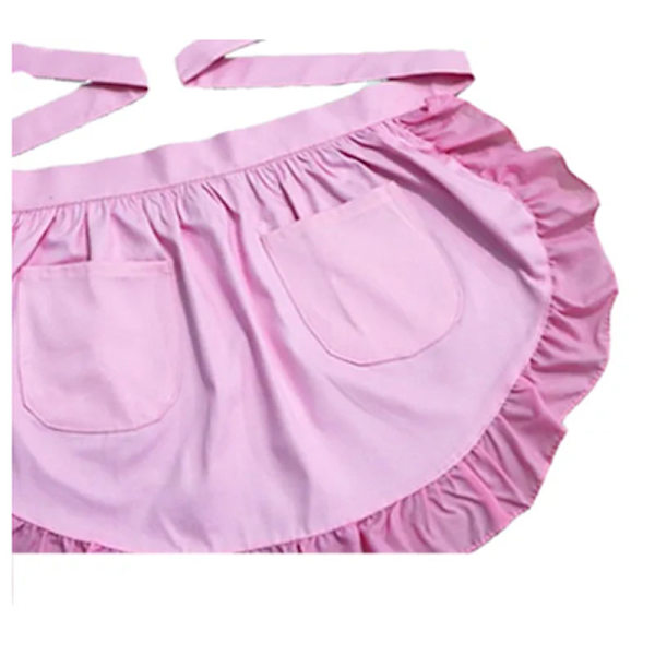 Rosa Modeköksförkläde Halvförkläde Rosa