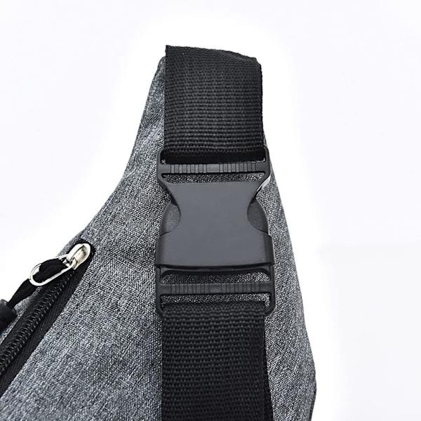 (Blå) Bältesväska - Telefonväska Crossbody - Superlätt - 100g - Bältesväskor - Midjeväska för Resor - På Språng - Påse Väska - för Resor