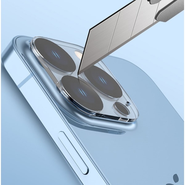 [4-pack] iPhone 15 Pro Härdat Glas Lins Skydd - Kameraskydd, Repskydd
