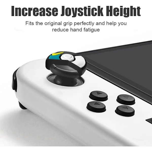 Mjuk Silikon Joystick-skydd för Nintendo Switch/OLED/Switch Lite (Ny Pokéboll), Analoga Stick-grepp Knappskydd för Switch