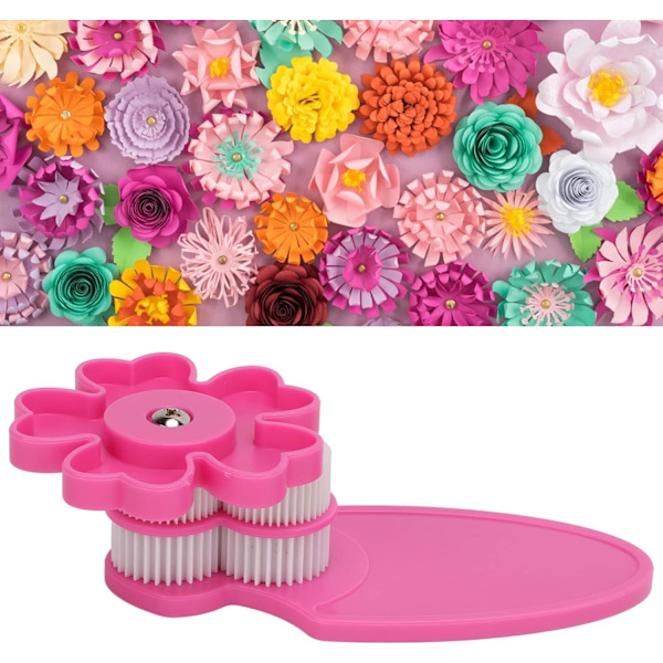 Paper Quilling -työkalu, muovinen DIY-rullatyökalu, kevyt ja yksinkertainen paperin rypytystyökalu taittojen, kukkien ja origami-käsitöiden valmistukseen