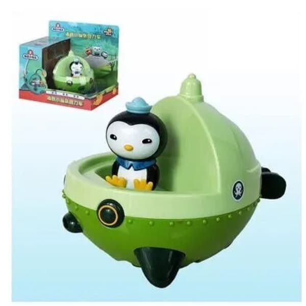 Octonauts Pull Back Car Bat Model Barnacles Kwazii Peso Anime Actionfigur-leker