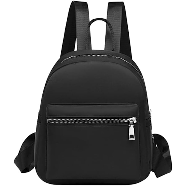 Mini förvaringsryggsäck Mode Casual Justerbar axelrem Axelväska Black
