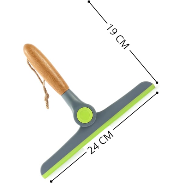 Fönsterraka Duschverktyg - Duschraka för Duschdörrar och Duschskärmsrengörare/Duschskrapa - Fönsterrengöringsverktyg