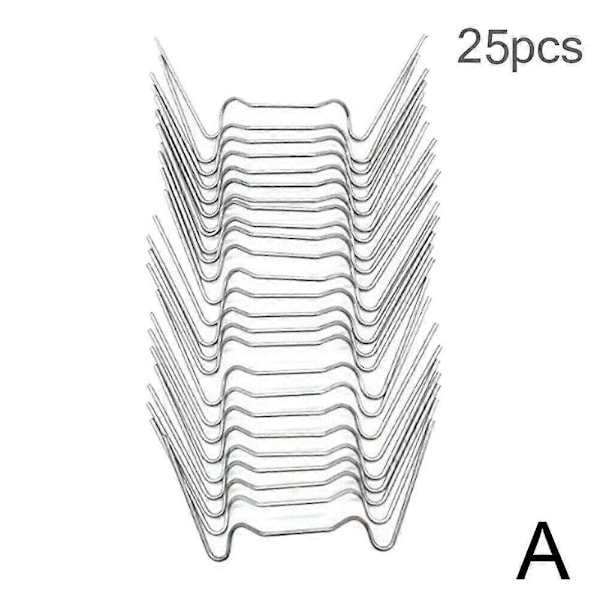 25-100X Rustfri Stål W Drivhusglasclips Elite Drivhuse Wire Clips 25pcs