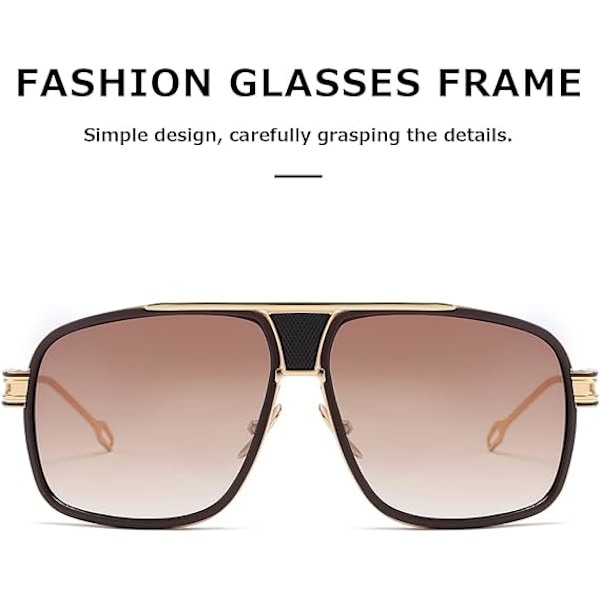 Solbriller til mænd Goggle Metal Frame Classic Eyewear