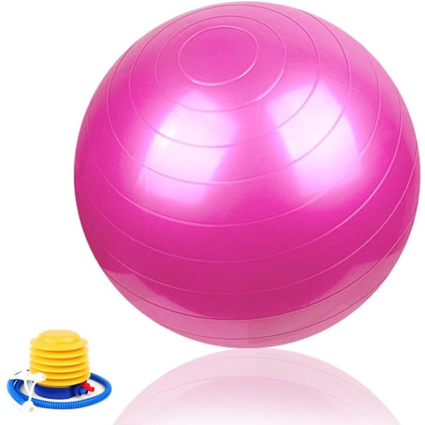 Träningsboll Graviditetsboll, Balansbollar för Yoga, Gym och Stabilitet, Anti-Burst Birthing Ball med Snabb Pump