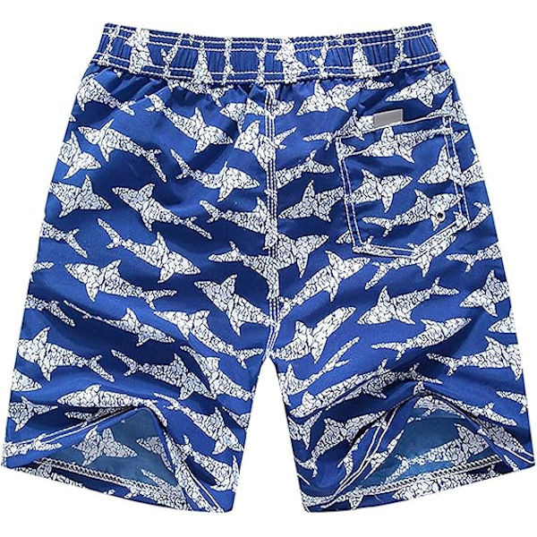 Badshorts för vuxna, män, kvinnor, pojkar och flickor, badbyxor, badkläder, surfbyxor, boardshorts 100-210 cm 13-14 Years Blue