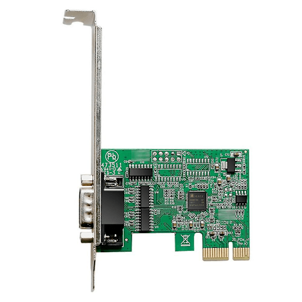 PCIe till enstaka seriell port RS232 expansionskort Chip Ax99100 Seri