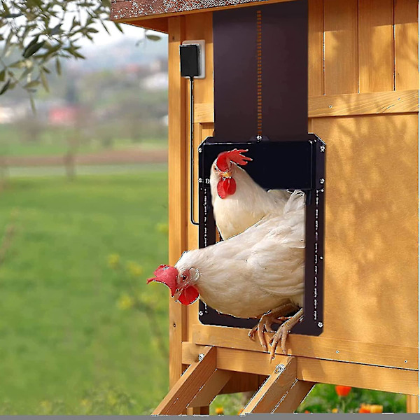 Automatic Chicken Coop Door, Chicken Coop Door With Light Sensing-