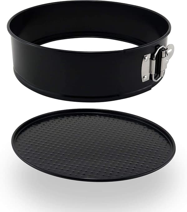 Sett med 2 runde kakeformer 9 TOMMER Non-Stick Springform Løsnebunn Bakepanne