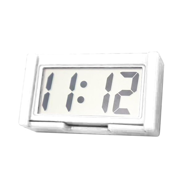 Small Digital Clock Battery Operated - Large Screen Car Clock Dashboard - Stick on Clock, Portable Car Accessories for Car